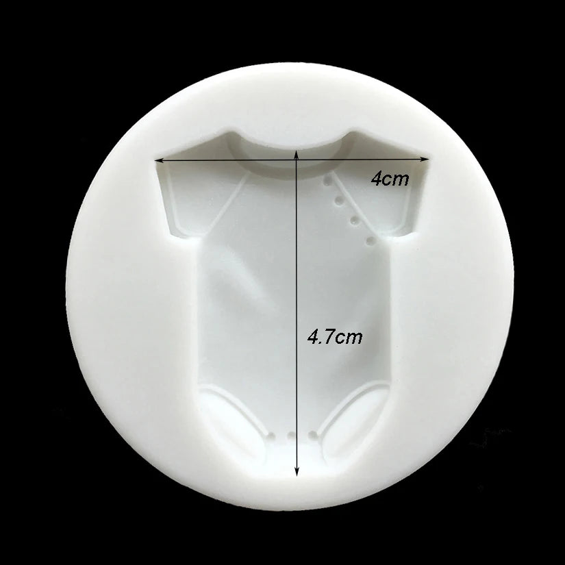 Baby Clothe Silicone Mold Sugarcraft Fondant Cake Decorating Tools Cupcake Chocolate Baking Mold