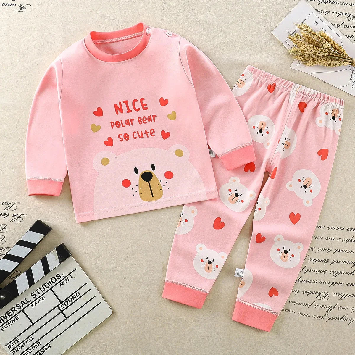 Kids Clothes Children Sets Boys Girls Cotton Autumn winter Clothing