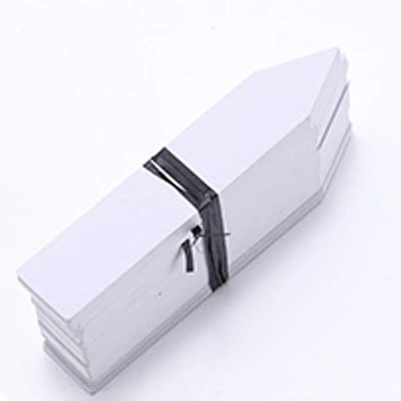 100pcs Garden Plant Labels Plastic Waterproof Horticultural Labels Plant Accessories DIY Garden Decorating Tool Plant Small Sign
