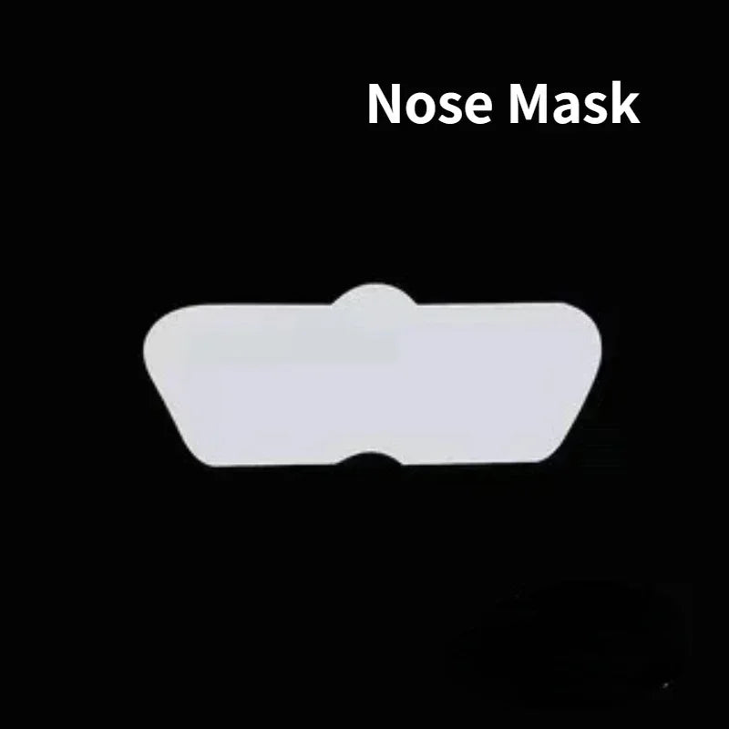 100pcs Plastic Film Full Face Mask Wraps