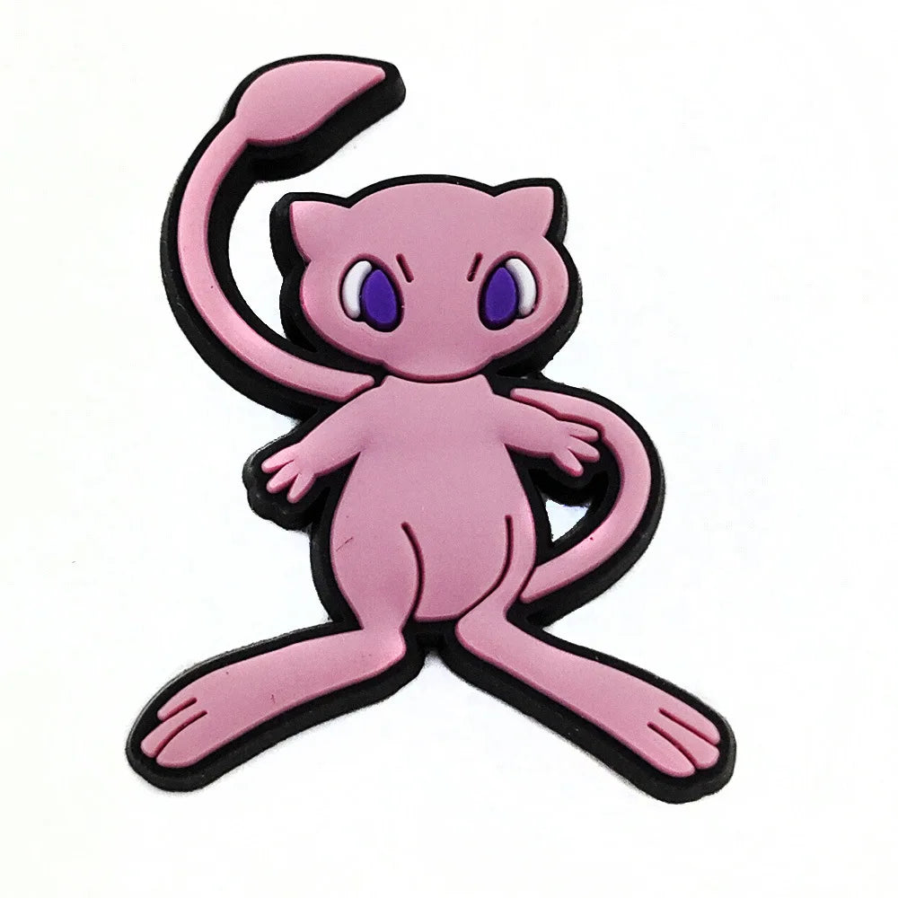 Pokemon Shoe Charms – Gengar, Squirtle & Anime PVC Sandal Buckles for Kids