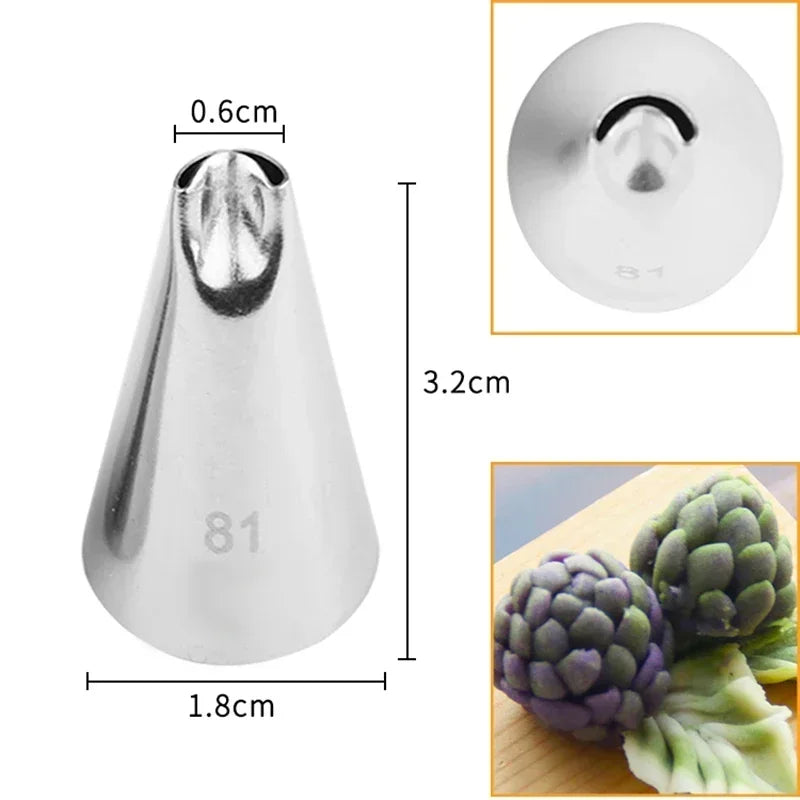 1/5Pcs of chrysanthemum Nozzle Icing Piping Pastry Nozzles kitchen gadget baking accessories Making cake decoration tools