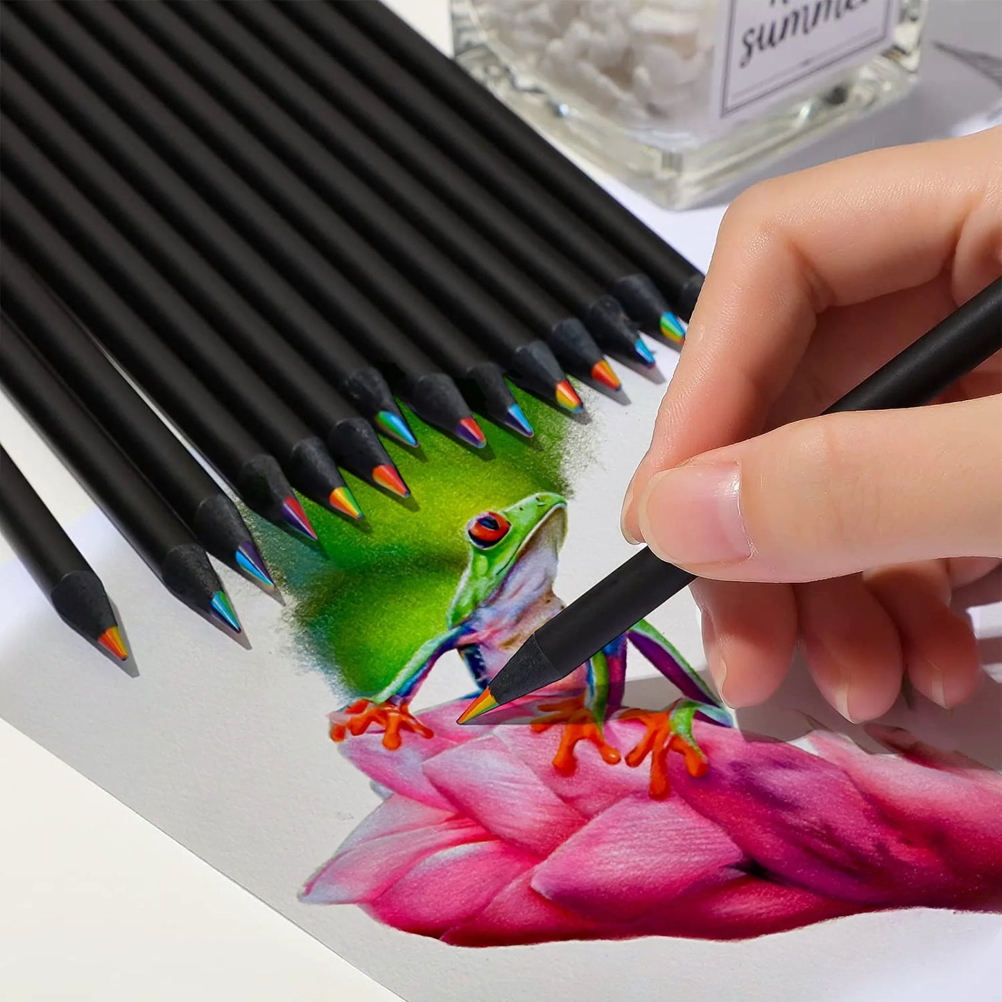 Art Painting, Drawing Rainbow Color Pencils for Kids 10 PCs/Set 7 Colors