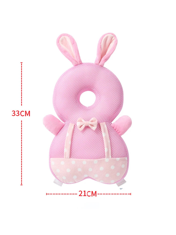 Toddler Baby Head Protection Cushion Backpack Wear Pillow For Kids 0-3 Y Children Protective Cushion Rabbit Security Pillows