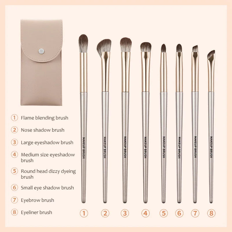 8 PCS Soft Makeup Brushes Set