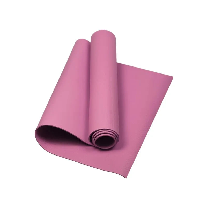 4MM Thick Anti-slip Sport Fitness Exercise Yoga Pilates Gymnastics Mat Fitness Equipment