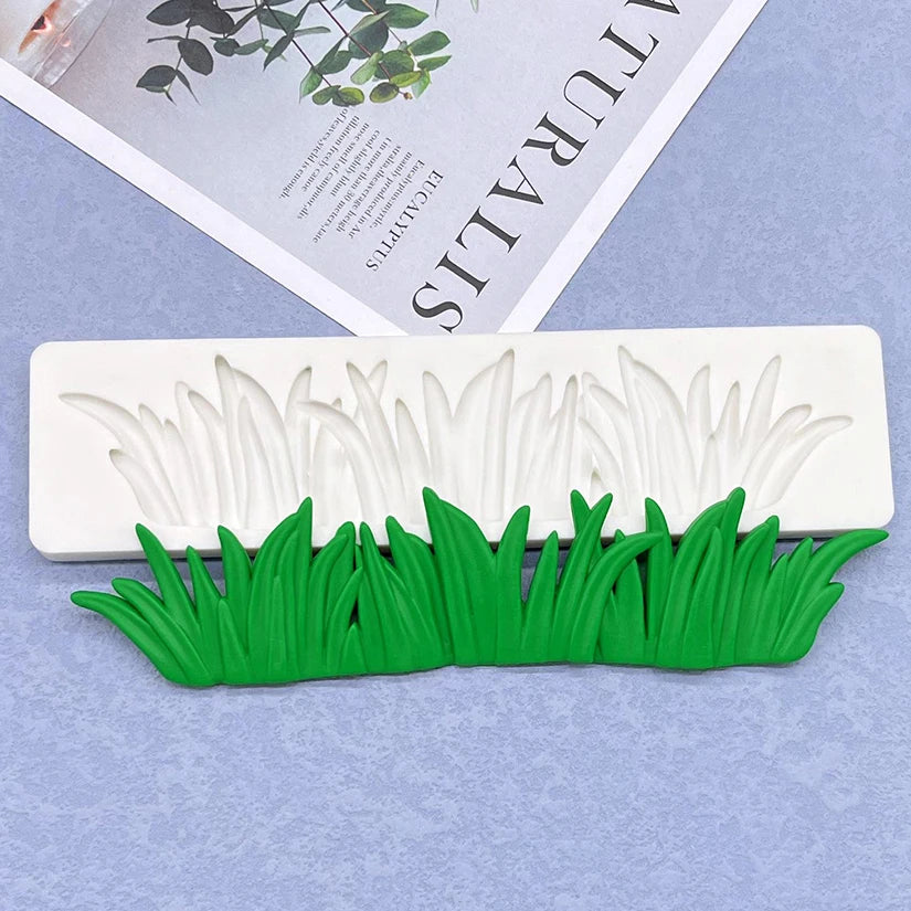 Grass Silicone Cake Baking Mold Sugarcraft Chocolate Cupcake Resin Tools Fondant Decorating Tools