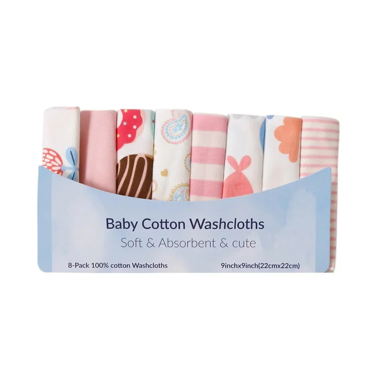 5/8 Pcs/Set Cotton Newborn Baby Towels Saliva Towel Nursing Towel