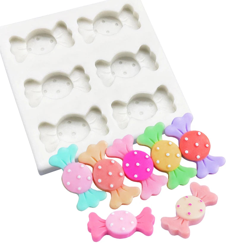 Candy Shape Silicone Mold – Sugarcraft & Fondant Baking Tool