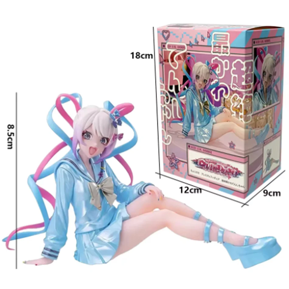 New Needy Girl Overdose Anime Figure KAngel OMGkawaiiAngel Action Figures Virtual Uploader PVC Collection Model Ornaments Gift