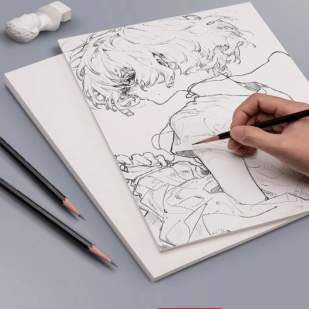 Artist Paper Sketch Paper 25 Sheets A4/A3/8K/16K 160g for-Graphite, Charcoal, Pencil,Colored Pencil Drawing