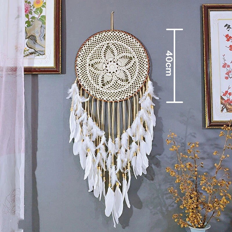 big dream catcher hanging/light decoration nordic decoration home girls room/nursery/kids decor dreamcatcher children room new 5