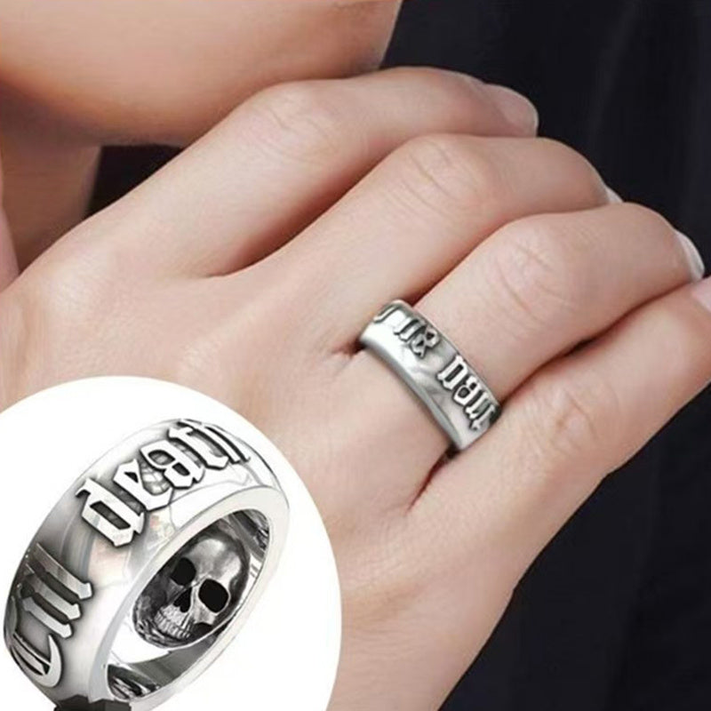 A Unique And Stylish Skeleton-Themed Ring Perfect for Halloween, Versatile Enough for Parties, And an Exquisite Gift for Christmas Or Birthdays