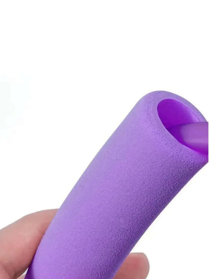 1Pc Thickened Latex Tube Unisex Sweat Absorbing Anti-Slip Sponge Yoga Fitness Shoulder Opener Leg Trainer Resistance Band