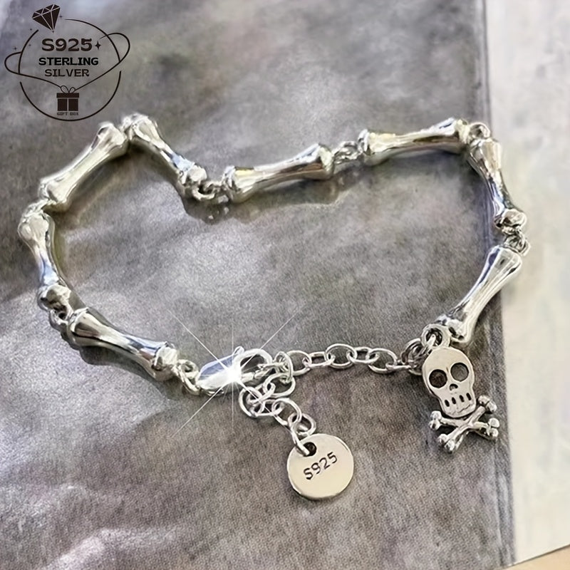925 Sterling Silver Bamboo‑Style Bracelet – Daily & Special Occasion Accessory, Gift‑Ready Design