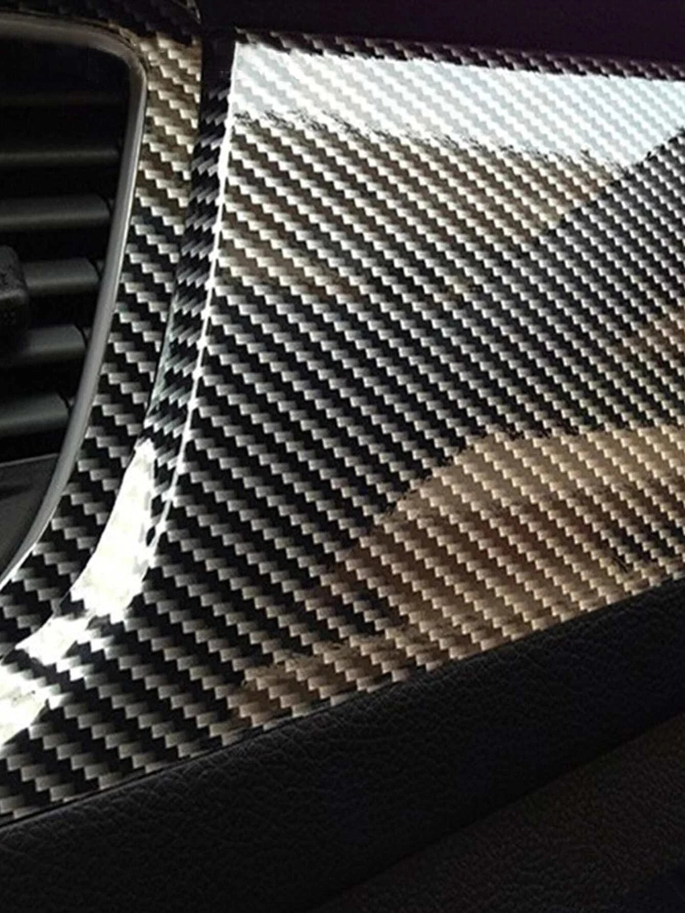 1Roll Carbon Fiber Pattern Car Sticker