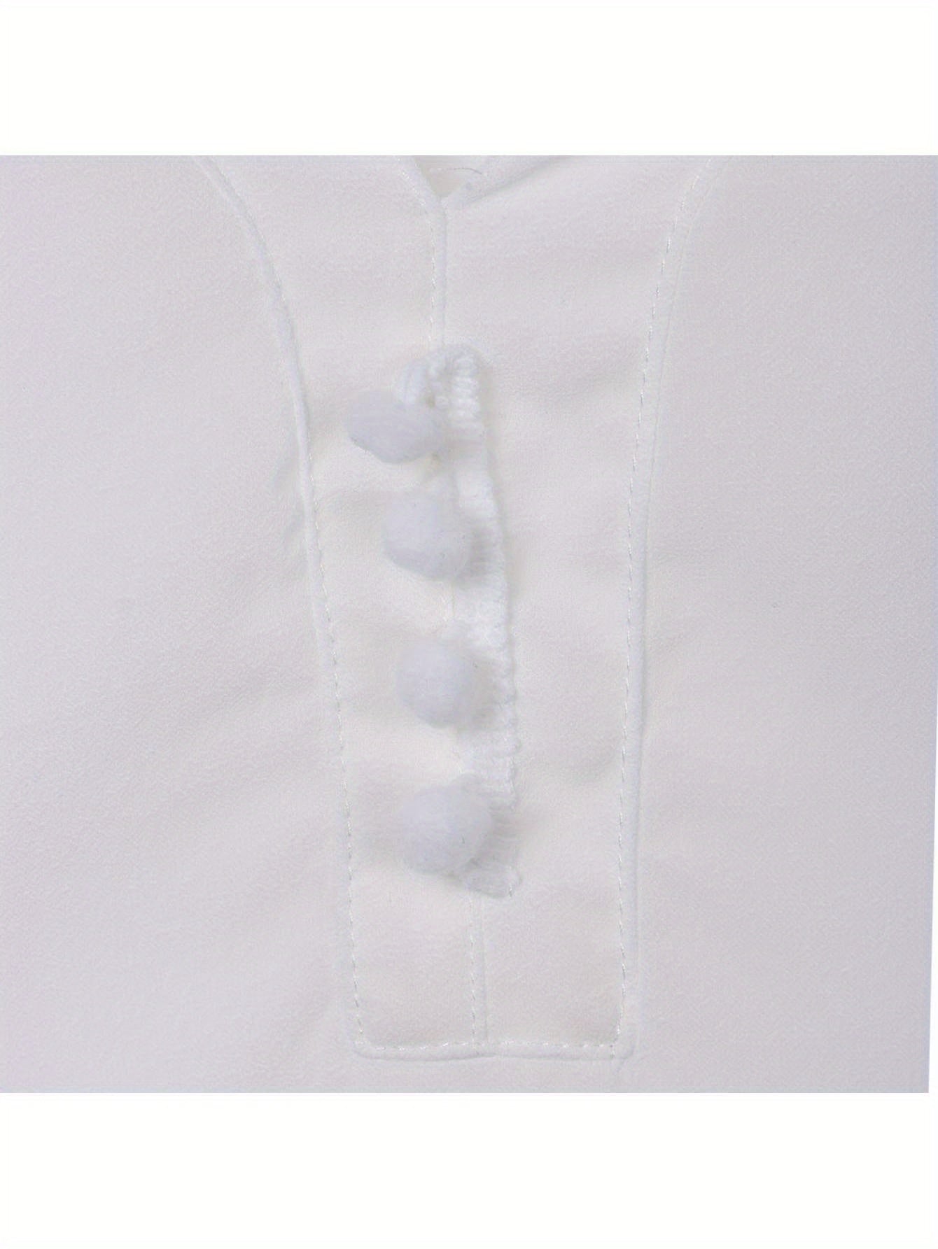 Women's V-neck Crochet Hollow Out Top 3/4 Sleeve Pullover Shirt Summer Fall Blouse T-Shirt