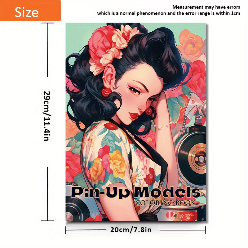 Deluxe Edition Coloring Book for Adults - 22 Thick Pages, Unique Cover Design, Stress-Relief Art & Craft Kit, Perfect Gift for Valentine's, Christmas, Halloween, New Year, Back to School, Birthdays & Parties
