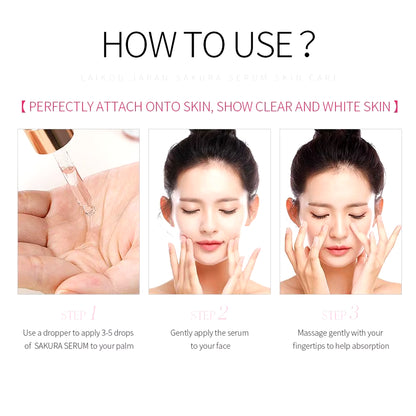 1ML*5 Pack Moisturizing Serum Nourish Essense Brightening Rejuvenation Skin Whitening Serum Shrinking Pore Face Skincare