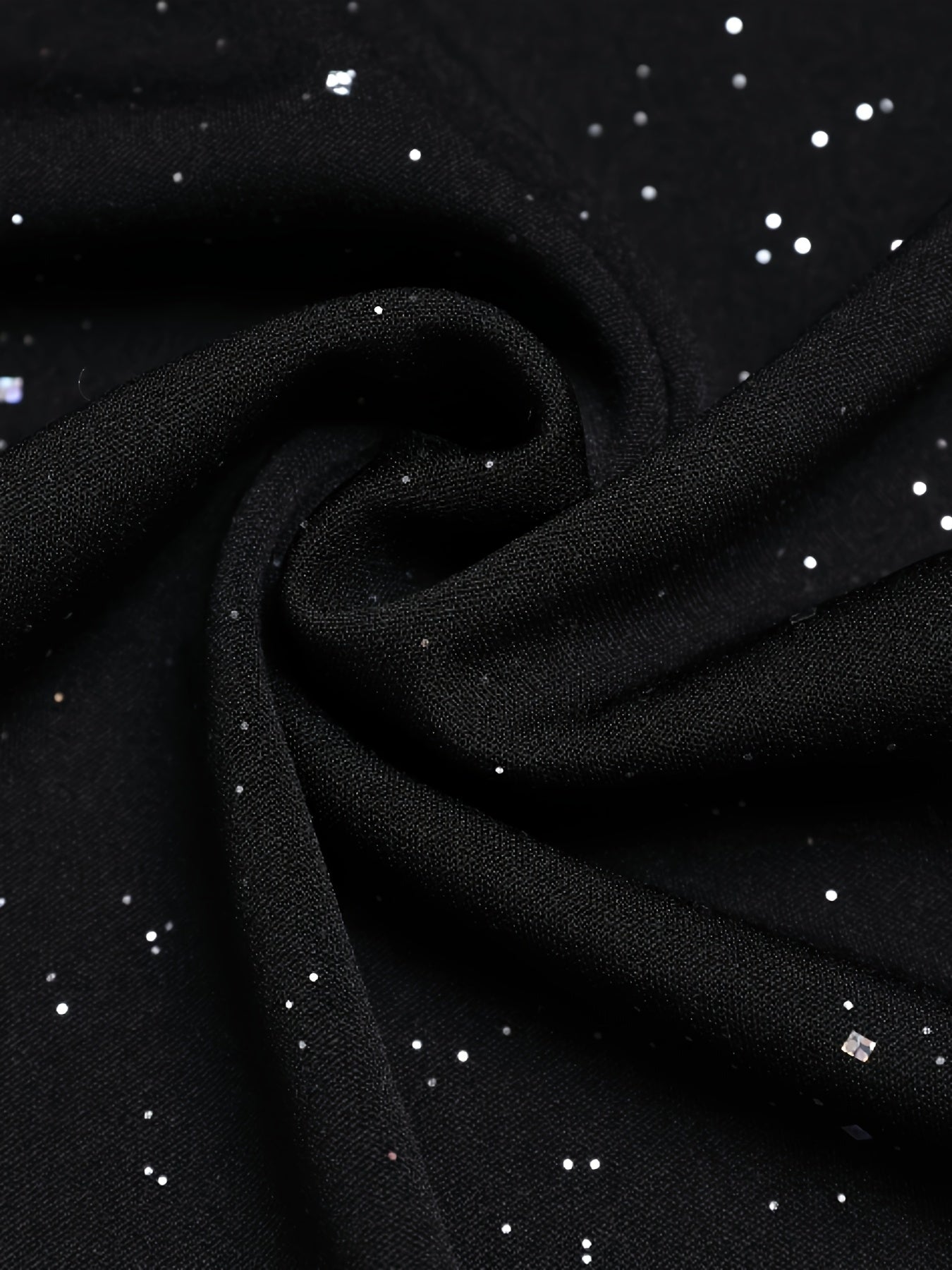 Hot-fix Rhinestone Embellished Swing Neckline Bodycon Dress