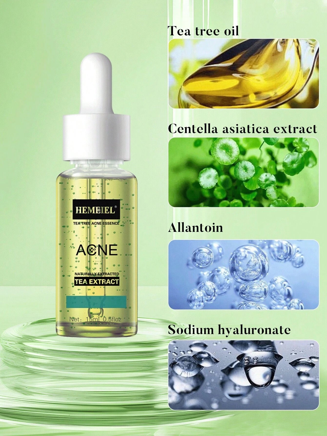 HEMEIEL 15ML Tea Tree Hydrating Acne Essence