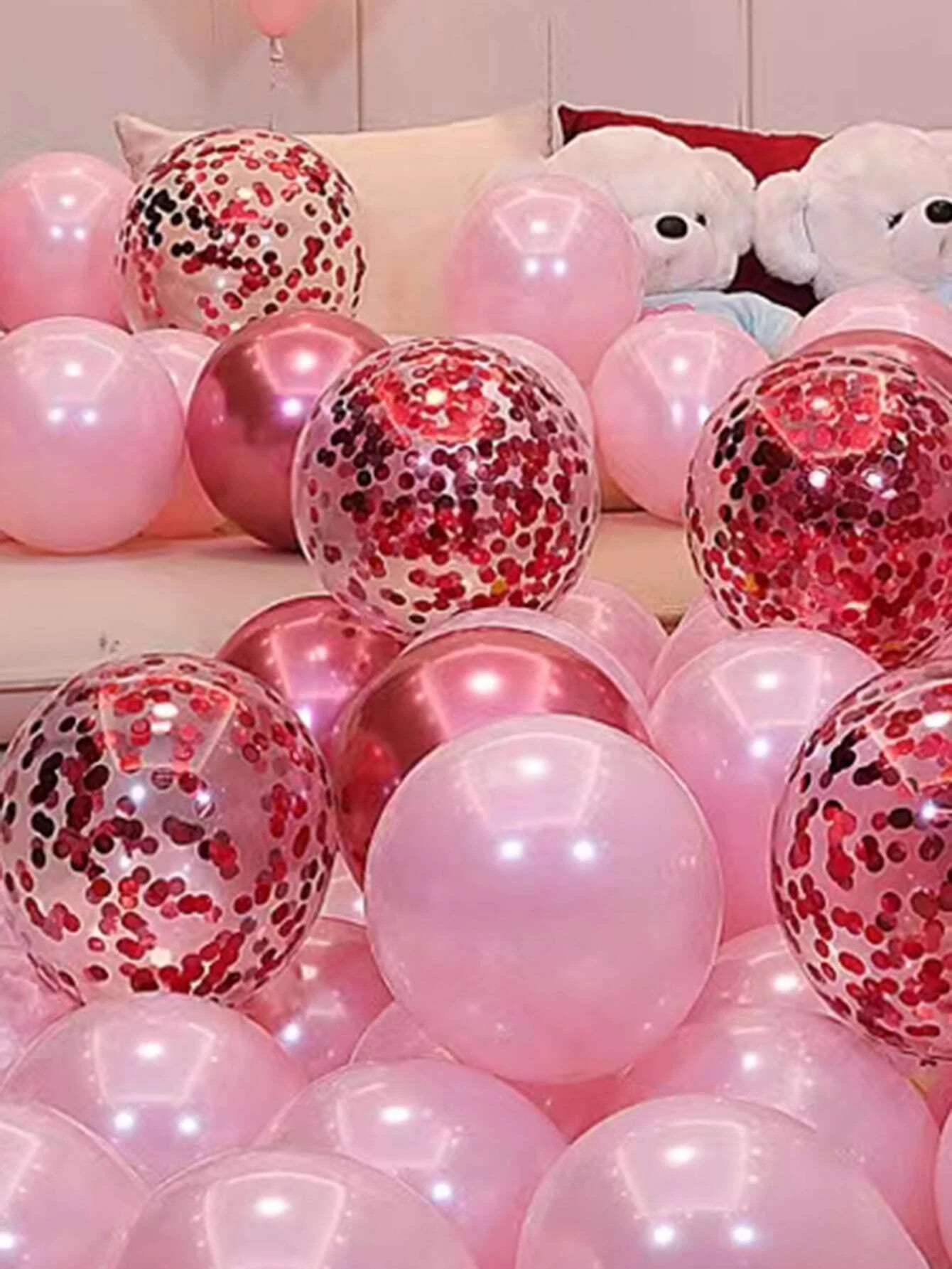 25Pcs Metallic Decorative Balloon, Party Decorative Balloon, for Scene Decor, Room Decor, Birthday Party Supplies, Theme Party Decoration