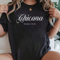 Women's & Unisex Chicana Brown Pride Mexican Latina T-Shirt - 100% Soft Breathable Short Sleeve Crew Neck, Chicana Script & Spanish Text (Mujer/Hermandad) - Cultural Gift for Mexican- Women, Casual Casual Attire