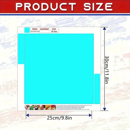 5D New DIY Acrylic Full Drill Large Size Multiple Sizes Adult Diamond Art Painting Kit Suitable for Home Bedroom Entrance Study Bathroom Wall Decoration Easy-to-Use and Relaxing Handicraft Activity Perfect Gift