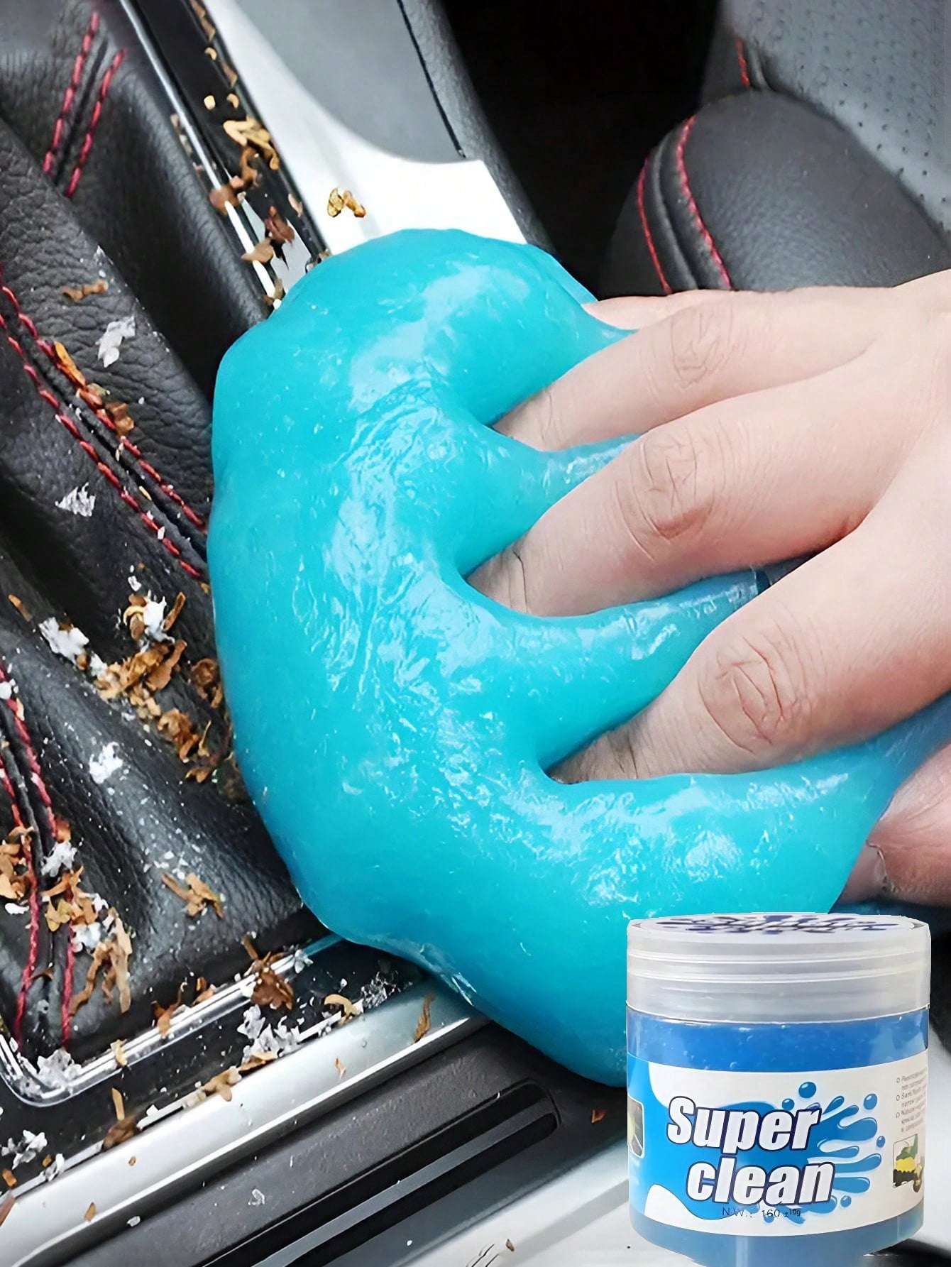 1Pc Large Capacity Car Cleaning Gel: Magic Dust Remover, Glue Remover and Keyboard Cleaner - Car Cleaning Accessories, Spotless Bicycle! Auto Parts and Men'S Gift Products Are Randomly Shipped in Both Chinese and English Packaging. Due to Different Batches, the Product Is 160G per Size (Boxed, with White and Transparent Outer Boxes Available for Random Shipment)/70G in Bags (With Random Bag Colors),Garden Tools