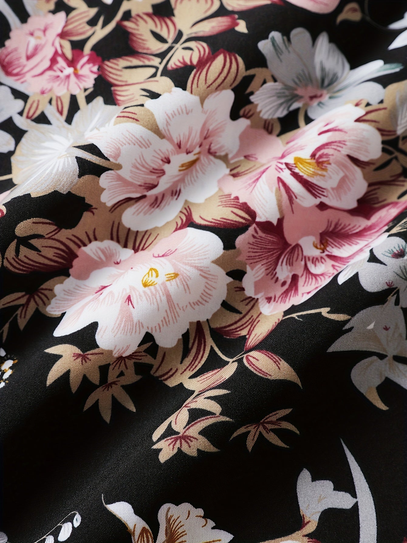 Vibrant Floral Print Blouse - Stylish Cross Halter Neckline, Sleeveless, Flowy Loose Fit - Perfect for Spring and Summer Outfits, Womens Comfortable Clothing