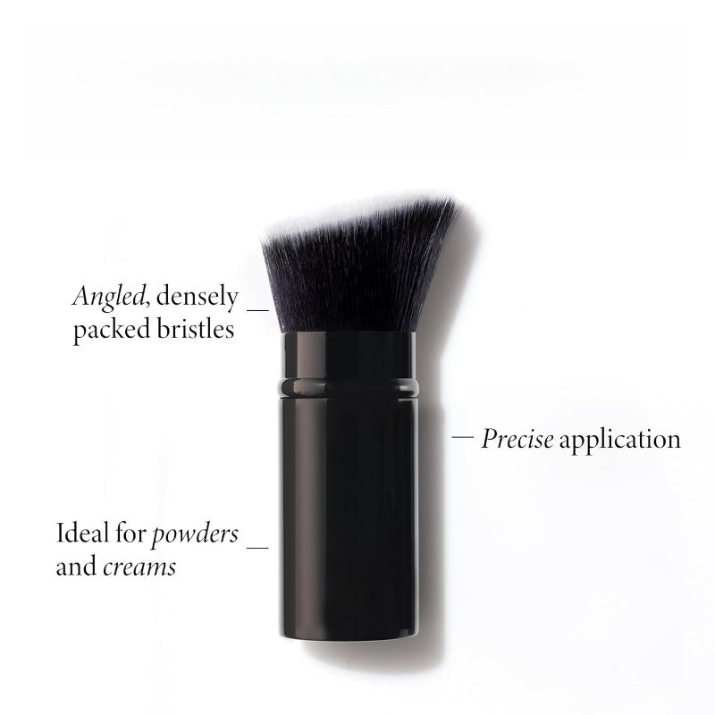 GELLER NEW Confident Age 2pcs Set: Gel Lip Balm, Clear Retractable Angled Kabuki Brush | Mixed Color System, Paste Form