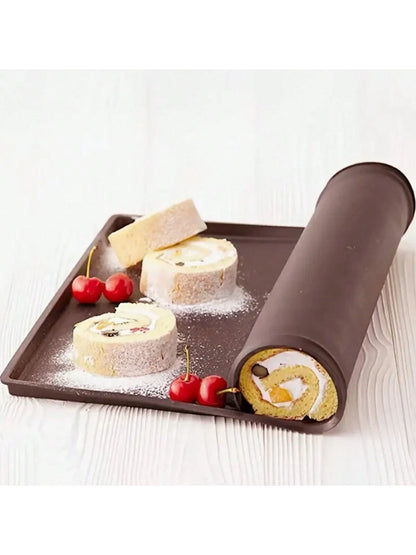 1/2/3Pcs Heat-Resistant Silicone Swiss Roll Cake Baking Mat Tray