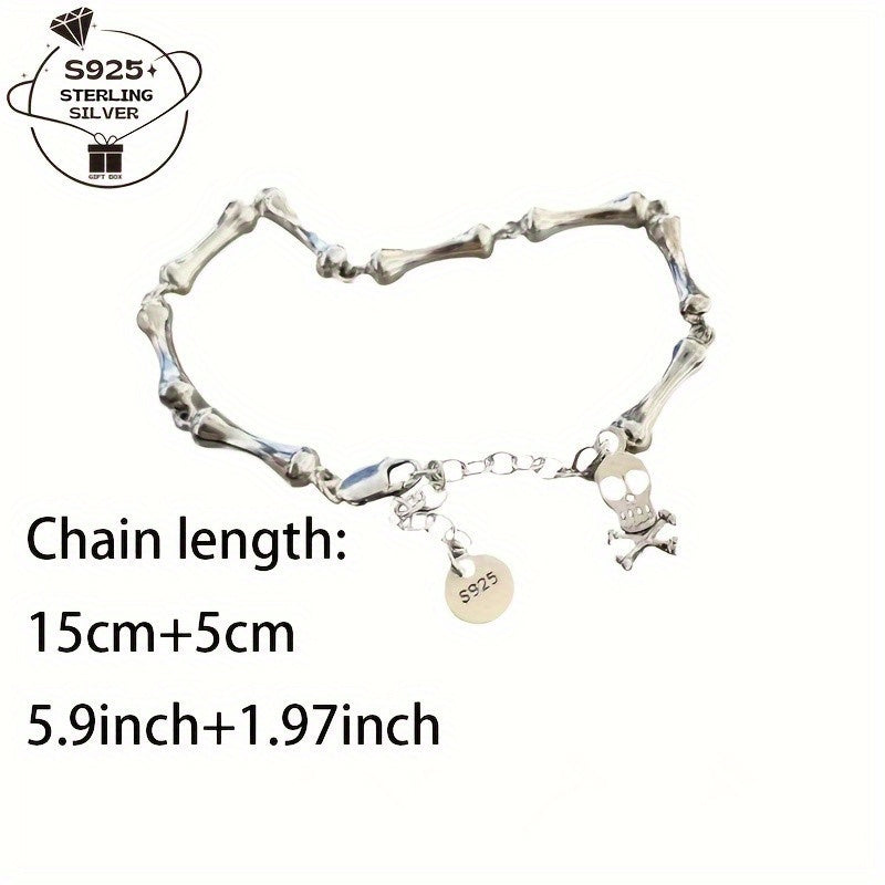 925 Sterling Silver Bamboo‑Style Bracelet – Daily & Special Occasion Accessory, Gift‑Ready Design