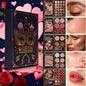 All-in-One Book-Style Makeup Palette with Eyeshadow, Blush, Highlighter, Contour & Lip Gloss - Multi-Functional One-Pan Product for Women &, Beauty Gift, Compact Palette Suitable for -the- Makeup Looks