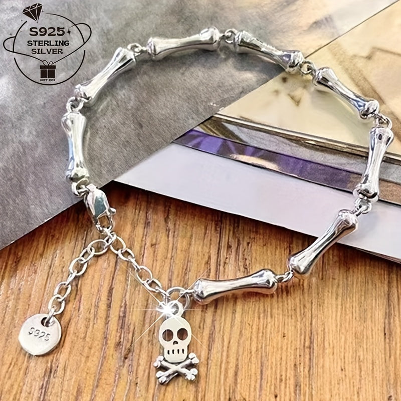 925 Sterling Silver Bamboo‑Style Bracelet – Daily & Special Occasion Accessory, Gift‑Ready Design