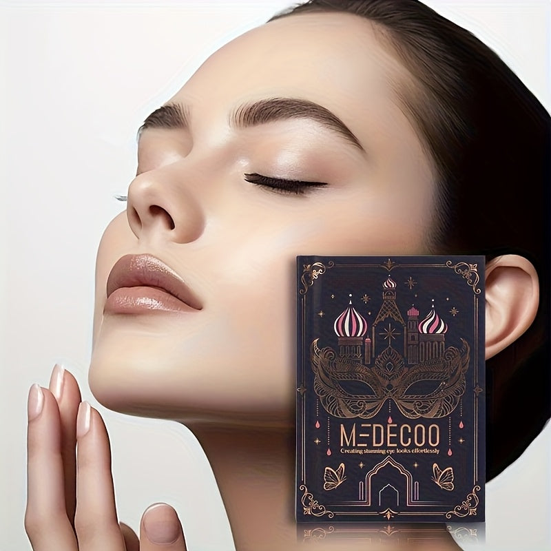 All-in-One Book-Style Makeup Palette with Eyeshadow, Blush, Highlighter, Contour & Lip Gloss - Multi-Functional One-Pan Product for Women &, Beauty Gift, Compact Palette Suitable for -the- Makeup Looks
