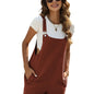 Women's Sleeveless Cotton-Linen Jumpsuit | Comfy Palazzo Style with Pockets | Easy-Care Casual Wear for Spring to Fall