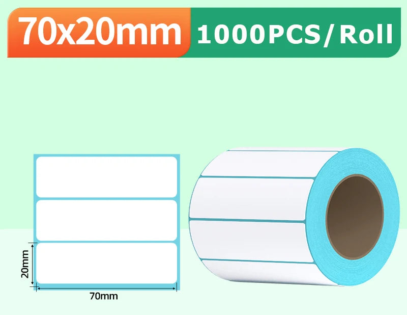 Phomemo A6 4x6inch Direct Thermal Labels 100 Labels Per stacked - shipping label FanFold Paper For PM-241BT/D520 Waybill Printer