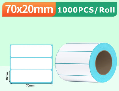 Phomemo A6 4x6inch Direct Thermal Labels 100 Labels Per stacked - shipping label FanFold Paper For PM-241BT/D520 Waybill Printer