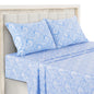 Lux Decor 4-Piece Paisley Bed Sheet Set – Soft Brushed Microfiber Sheets with 16" Deep Pockets – Wrinkle-Resistant Bedding