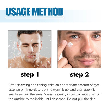 EELHOE Men S Eye Essence Reduces Fine Lines Under The Eyes Moisturizes And Tightens Brightens The Dark Circles Around The Eyes