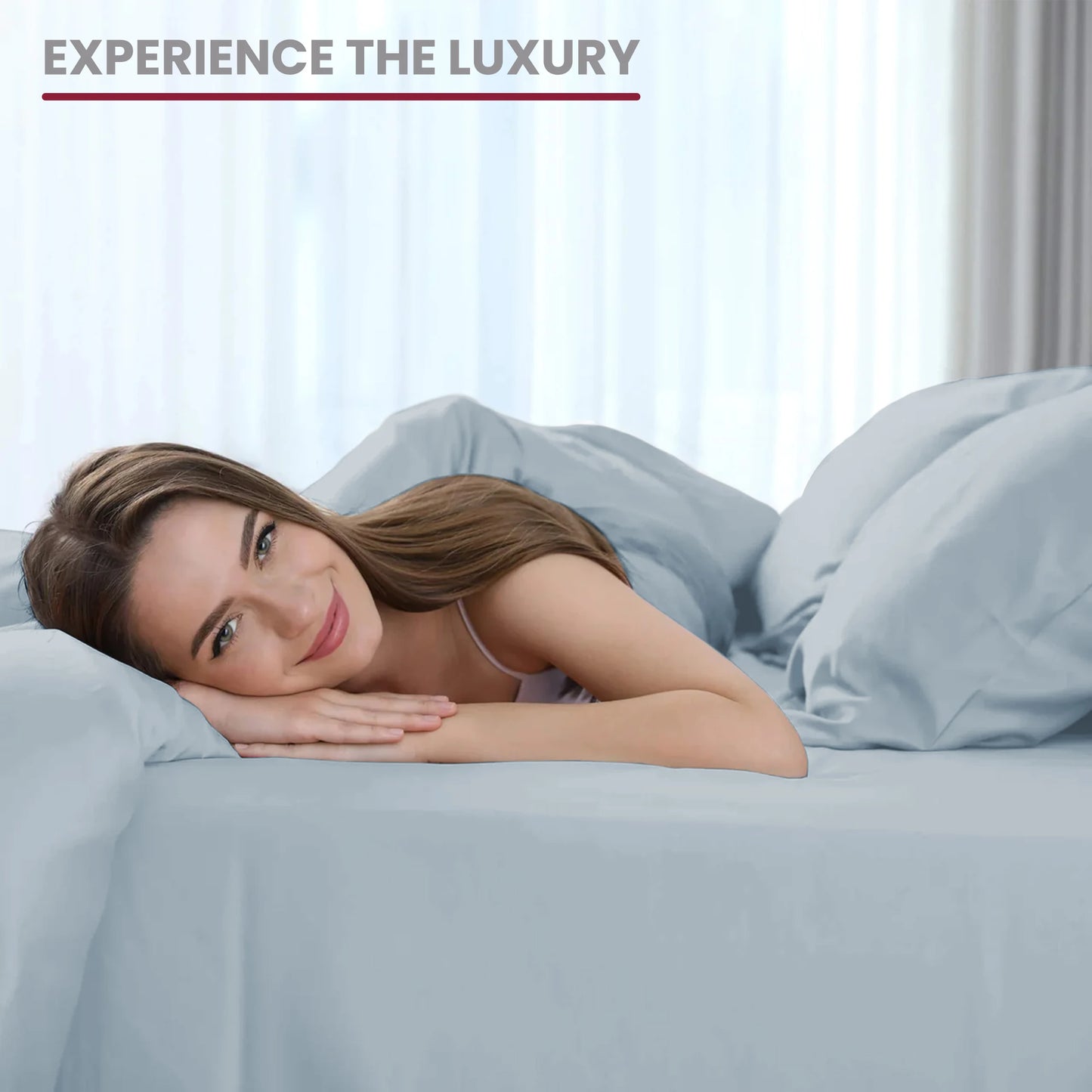 Lux Décor 6pc Solid Sheet Set - Brushed Microfiber Bed Sheets 16 Inches Deep Pockets - Embroidered & Plain Pillowcases