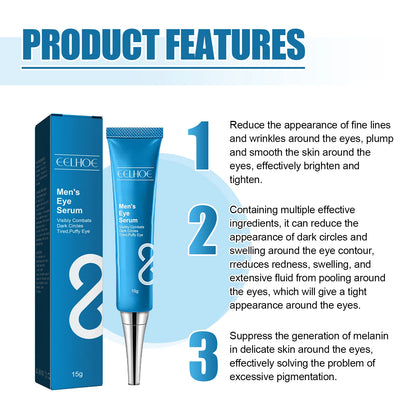 EELHOE Men S Eye Essence Reduces Fine Lines Under The Eyes Moisturizes And Tightens Brightens The Dark Circles Around The Eyes