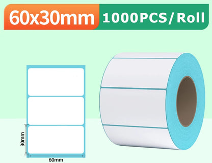 Phomemo A6 4x6inch Direct Thermal Labels 100 Labels Per stacked - shipping label FanFold Paper For PM-241BT/D520 Waybill Printer