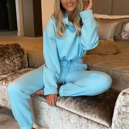 Women’s Oversized Winter Tracksuit – Hoodie & Sweatpants Set