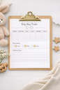 Baby Sleep Tracker Printable