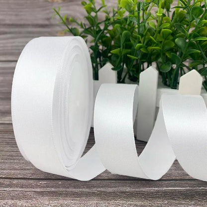 25 Yards/Roll Satin Ribbons For Crafts Bow Handmade Gift Wrapping Christmas Wedding Decorative Ribbon 6/10/15/20/25/40/50mm