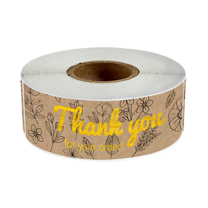 120Pcs Thank You for Your Order Stickers  Labels for Envelope Sealing for Small Business Decor Sticker Stationery Supply
