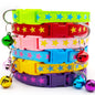 100Pcs Dog Collar With Bells Adjustable
