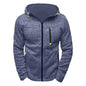 Men's Full Zip Hoodie Solid Color Zipper Hooded Daily Fitness Basic Thin Fleece Hoodies Sweatshirts Long Sleeve Blue Gray Black